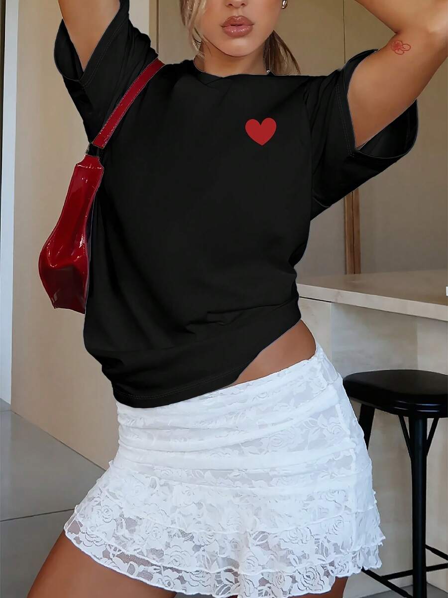 Women T-Shirts - Black - View 1