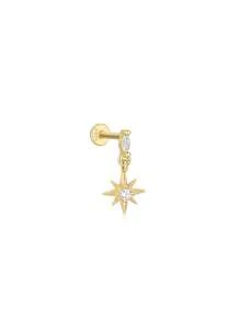 1件 16G 925純銀蓮花耳釘 女款，低過敏性極簡迷你耳釘，18K鍍金，送給她的禮物 - 款式19 - 查看 34