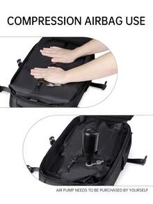 Myco Vacuum Compression Backpack - Durable Nylon, Suitable For Men And Women, Large Capacity Travel Backpack, Multifunctional Luggage Storage Backpack, Lightweight And Waterproof - Perfect For Travel, Hiking, Camping And Outdoor Adventure. Multifunctional Vacuum Compression Storage Backpack Suitable For College Students - Multicolor - View 8