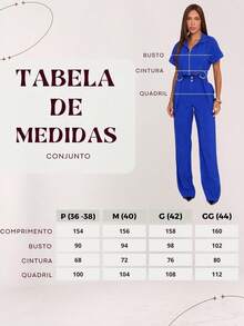 Women's Long Tailored Linen Set - Cropped Blouse And Pants - BLUE TIK LINEN - View 7