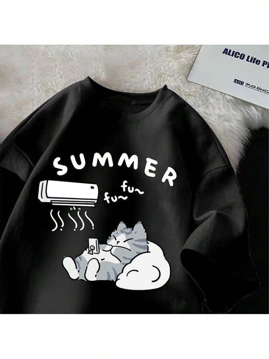 Women T-Shirts - Black - View 1