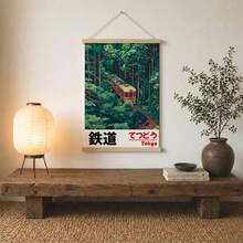 1 Tranh nghệ thuật treo tường phong cách hoài cổ, tranh in trên vải canvas kiểu Nhật Bản, tranh phong cách cổ điển châu Á, trang trí retro cho phòng ngủ, phòng khách, quầy bar, ký túc xá, quà tặng trang trí tường cho phái nữ. Khung gỗ có móc treo, có thể chọn không khung hoặc có khung. - Nhiều màu - Xem 4