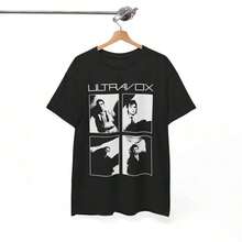 Camiseta Divertida de Cuello Redondo para Hombre y Mujer, Camiseta de Moda para Mujer, Camiseta de la Banda Ultravox, Estilo Synth-Pop de los 80 - Negro - Ver 7
