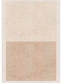 Modern Round Washable Non-Slip Area Rug – Thin Soft Living Room Carpet, Kitchen Rug & Runner, Home Decor Rug - Yellow - View 10