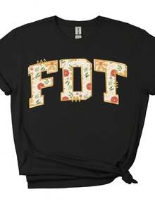 Camiseta sutil anti-flor FDT, camiseta anti-magia, camiseta política, camiseta de justicia social y derechos de los inmigrantes, regalo de camiseta feminista sutil. Camiseta unisex de algodón puro de 220 g, peso ideal para todas las estaciones, adecuada tanto para hombres como para mujeres. Tejido duradero de alta calidad, suave al tacto y de larga duración. Parte superior transpirable. Adecuada para la primavera y el verano de las mujeres, vacaciones, Día de la Madre, Día de la Independencia. - Negro - Ver 1