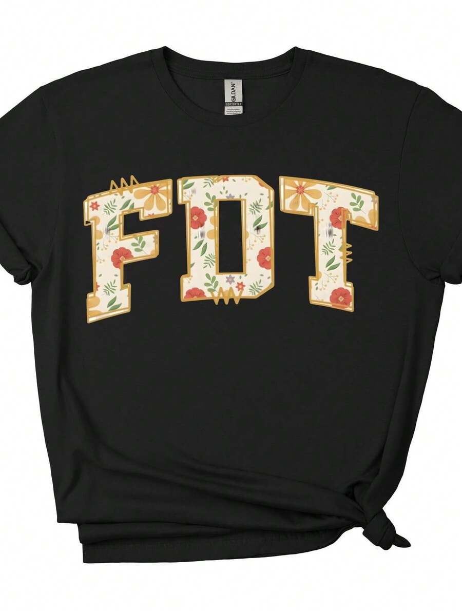 Camiseta sutil anti-flor FDT, camiseta anti-magia, camiseta política, camiseta de justicia social y derechos de los inmigrantes, regalo de camiseta feminista sutil. Camiseta unisex de algodón puro de 220 g, peso ideal para todas las estaciones, adecuada tanto para hombres como para mujeres. Tejido duradero de alta calidad, suave al tacto y de larga duración. Parte superior transpirable. Adecuada para la primavera y el verano de las mujeres, vacaciones, Día de la Madre, Día de la Independencia. - Negro - Ver 1