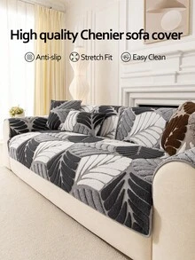 1 chiếc vỏ đệm sofa dày dặn, ấm áp dùng được cả bốn mùa, kiểu dáng hiện đại tối giản, chống trượt, chống bụi và có thể giặt được, mềm mại và thoáng mát, thân thiện với thú cưng, phù hợp với sofa hình chữ L và sofa 1/2/3/4 chỗ ngồi. - Màu xám đen - Xem 7