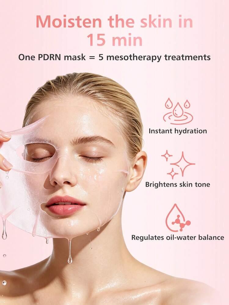 1盒10片/2盒20片，PDRN三文鱼胶原蛋白面膜，紧致肌肤，提亮肤色，抗衰老，抗皱，抗氧化面膜，韩国护肤配方高级面膜 - PDRN - 查看 7