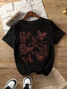 Women T-Shirts - Black - View 1