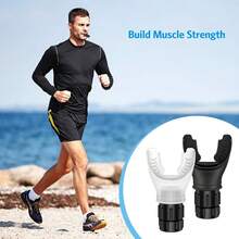 Medical-Grade Silicone Resistance Breathing Trainer, Adjustable Intake Valve, Portable For Athletes, Post-COVID Recovery & Breathwork - Black, White, Blue, Red - Multicolor - View 11
