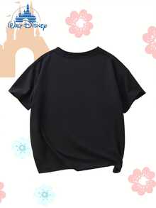 Summer Short-Sleeve T-Shirts For Kids From Zootopia, Featuring Cute Designs Of Nick And Judy. They Are Stretchy, Breathable, Moisture-Wicking, And Stylish, Suitable For Both Boys And Girls. Available In Various Colors, These Are Disney Park Outfits - màu đen - Xem 5