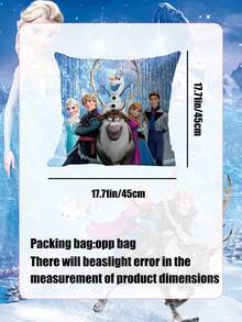 Disney 冰雪奇缘主题枕套，阿伦黛尔风格抱枕套，适合粉丝装饰和收藏。每款设计都捕捉了阿伦黛尔的魔力，柔软舒适的面料让这些枕套非常适合依偎，而充满活力的印花则让您以一种低调时尚的方式展现您对粉丝的热爱。 - 枕頭 - 查看 3