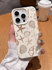 PU.Children's Elements.Shell.Stars.Suitable Color.Pink.White.Shock Resistant.Design.Fashion.1 Piece.Full Coverage.TPU.Compatible.Children's Series.161514131211.ProMax. - 多色 17 - 查看 5