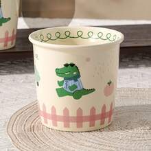 1pc Cartoon Ceramic Storage Jar, Utensil Holder, Suitable For Kitchen Storage, Tableware Storage, Home Decor, Back To School Supplies, Holiday Gifts - View 11