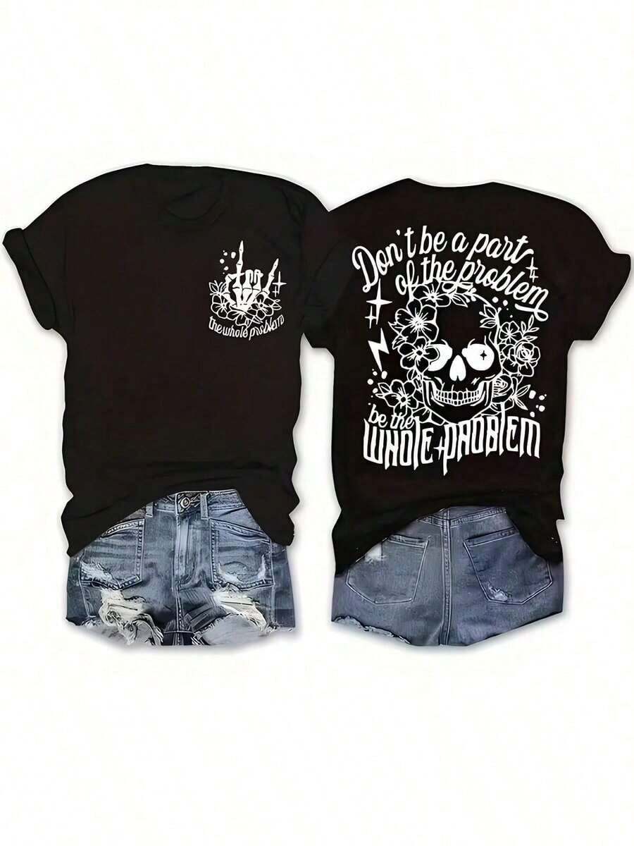 Women T-Shirts - Black - View 1