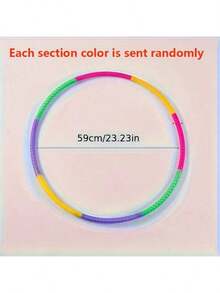Detachable Material - Suitable For Fitness, Dance And Outdoor Activities With Colorful Options - Lightweight And Durable Design | Easy Storage Design, Fitness Circle - Multicolor - View 5