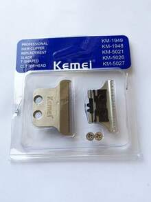 Kemei KM-1949 KM-1948 KM-5021 KM-5026 KM-5027 男士理发器替换刀片,理发剪替换刀头,原厂理发器配件 - 銀色 - 查看 4
