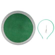 1 buah Topi Fascinator untuk Pesta Koktail dan Teh, Fascinator Hiasan Kepala Bertabur Berlian Imitasi, Fascinator Datar untuk Kentucky Derby dan Pernikahan - MultiWarna - View 14