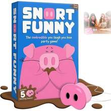 [Free Shipping] Snort Funny – The Oinkcredible You Laugh You Lose Party Game!Hilarious Pig Snout Challenge With 150 Cards|   Fun Game For Kids, Teens, & Adults, Ideal For Parties, Game Nights, Birthdays (1pc) - 1 CÁI - Xem 7