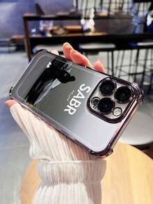 Funda para teléfono con borde galvanizado y patrón SABR compatible con iPhone, cubierta protectora de estilo urbano para jóvenes. - Morado - Ver 6