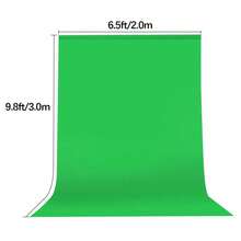 Fondo de pantalla verde de gran tamaño para fotografía, tela verde de croma para eliminación de fondo, reuniones de Zoom, fotos, videos, estudio de video, transmisión en vivo y grabación de video (Solo el fondo) - Ver 18