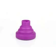1 pieza Difusor plegable de secador de pelo de silicona, Cubierta retráctil para cabello rizado, Anti-encrespamiento, Definición de rizo, Portátil, Para uso en el hogar, viajes y salón - A - Ver 9