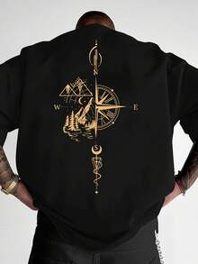 Camisetas de hombre para primavera y verano - Negro - Ver 2