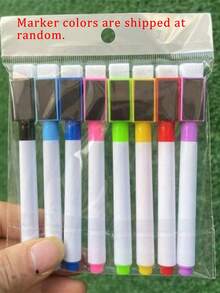 Panda Shaped Magnetic Refrigerator Calendar Set, Includes Magnetic Whiteboard Marker And Eraser Cloth, Can Be Attached To Refrigerator Surface, Convenient For Storage And Access, Monthly And Weekly Planning Writing Areas, Reusable Kitchen Planner, Includes Refrigerator Magnets And Magnetic Whiteboard Marker - Multicolor - View 8