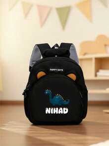 Mochila personalizada de oso de peluche mini para volver a la escuela, diseño de bloques de color, gráfico lindo de oso de fútbol en el frente, nombre personalizable, adecuada para la escuela, clase de baile o viajes, regalo de cumpleaños, regalo de Navidad, estilo estético - Multicolor - Ver 17
