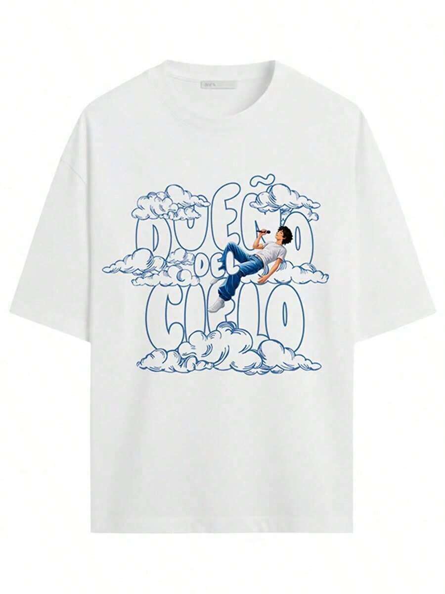 Free  de  mujer - Gráfico "DUE?O DEL CIELO" - Ropa CasualHolidayNigh - [Blanco] - Ver 1