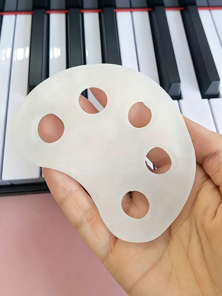 2件組 矽膠鋼琴手指練習器 鋼琴手指力量訓練器 鋼琴手部訓練工具 手部矯正與訓練工具 適合初學者 - 彩色 - 查看 1
