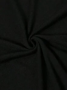 Diseño Sencillo y Versátil, Camiseta Casual Elegante para Mujer con Estampado de Gato Negro - "¿Ya estoy muerta?" Diseño divertido, cuello redondo, manga corta, tela no elástica, perfecto para primavera y verano, tallas S-XXXL, camiseta de algodón con diseño de gato. - Negro - Ver 4