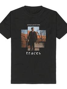 Camiseta de manga corta transpirable para hombre con imágenes de Michael Patrick, ropa de verano para hombre, regalos para el Día del Padre, estilo casual de verano. Una camiseta de manga corta adecuada para el hogar, uso diario, fiestas y viajes, perfecta como regalo para amigos o familiares. - Negro - Ver 1