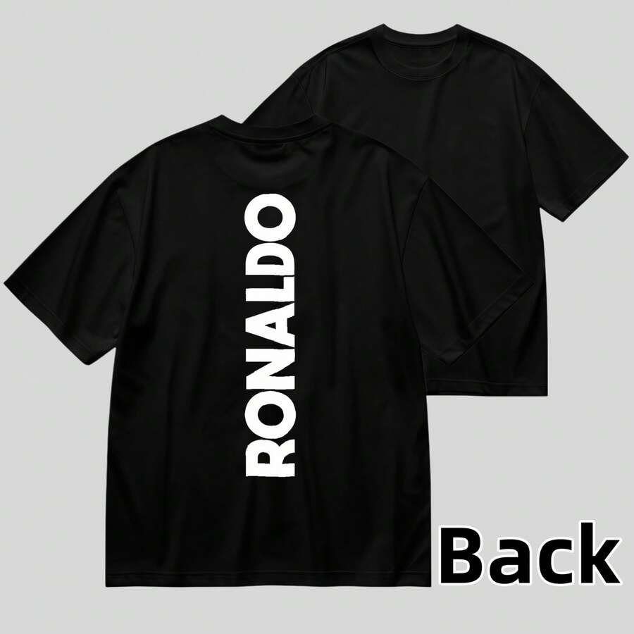 One Unisex, Loose-Fitting, Crew-Neck, Short-Sleeve T-Shirt (180gsm) Designed By Y2K Artists In The Bababask Style, Made From 100% Pure Cotton. These Casual And Versatile T-Shirts Are Suitable For Streetwear, Everyday Wear, Camping, Concerts, Hip-Hop, Rock, And Rap Events, And Feature Celebrity-Inspired Designs. Ideal For Festivals, Autumn, And Year-Round Wear. - 黑色6 - 查看 1