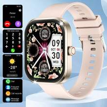 New Fashion Smart Watch Unisex, Wireless Call/Text, Multiple Sports Modes, Health Monitoring, Compatible With IPhone And Android Phones - Multicolor - View 16