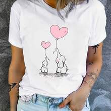 Dam-T-shirts - Vitt - Visa 6