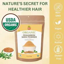 SPICY ORGANIC Fenugreek Powder - 8 OZ - USDA Certified Organic - Freshly Ground  Fenugreek Seeds For Hair, Tea  Robust Seasoning Spice In Cooking Natural Flavor - SO-FSP-8OZ - View 4