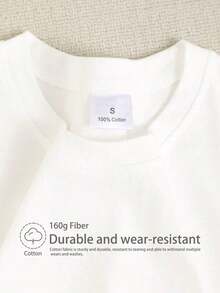 Camiseta holgada de verano para mujeres, estampado de la letra Ciao, camiseta gráfica de manga corta% algodón blanca - Blanco - Ver 5