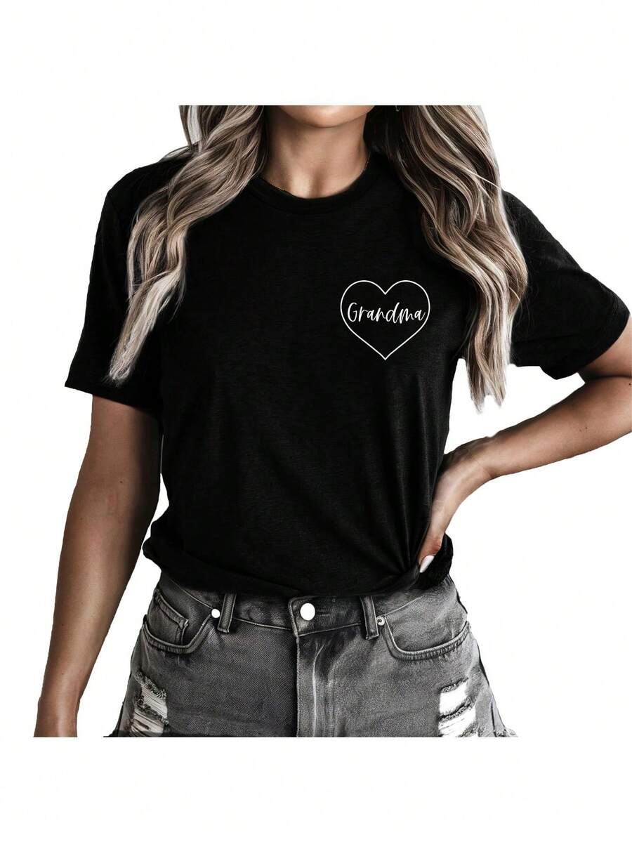 Women T-Shirts - Black - View 1