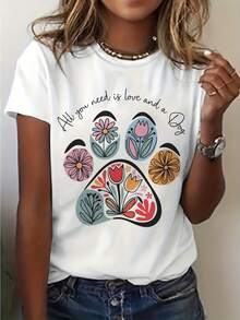 Women T-Shirts - White - View 1