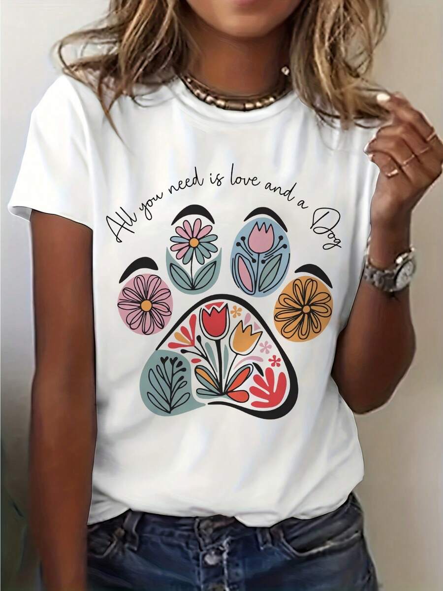 Women T-Shirts - White - View 1