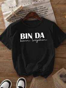 Women T-Shirts - Black - View 6