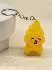 1pc/4pcs New Creative Poop Keychain, Bag Charm - Poop Doll Keychain - View 9