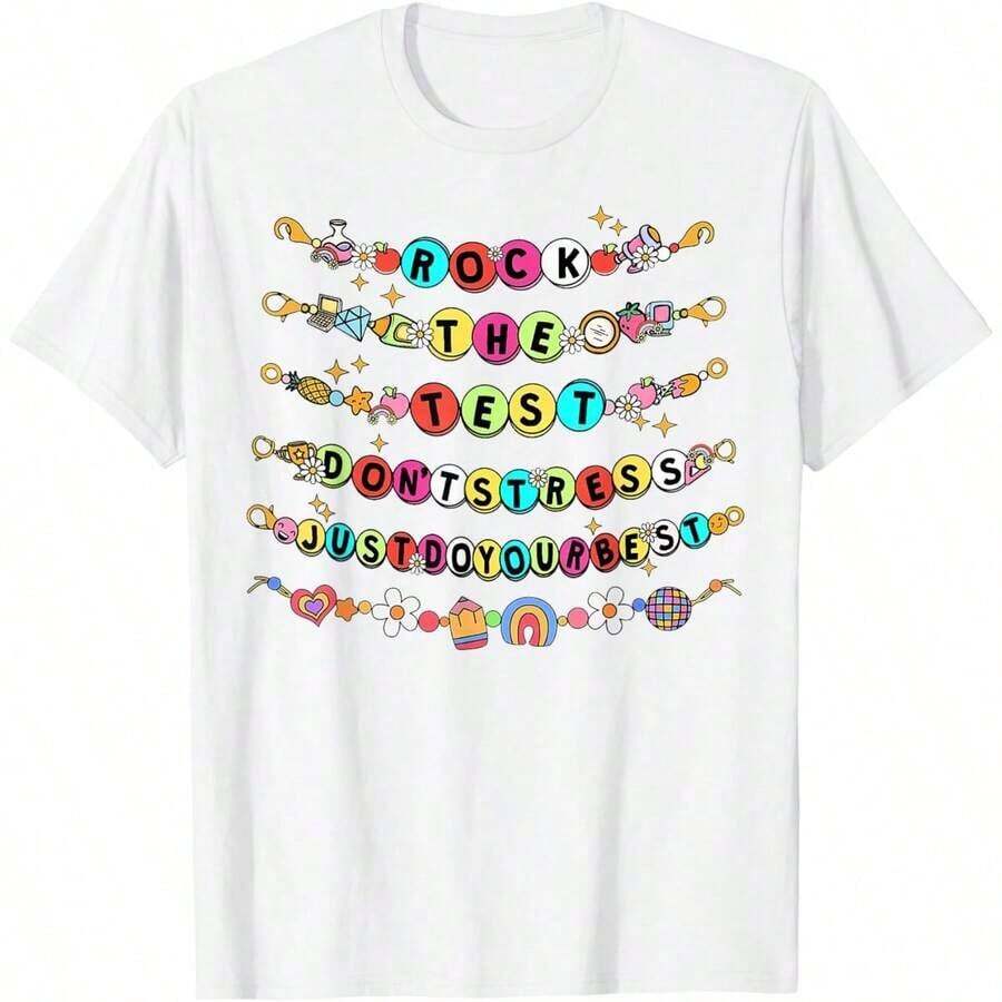 Short-Sleeved T-Shirt With A Fun Print For Dog Lovers, Accessories And Items For Dog Owners, "Life Without Dogs Is Cute... I Don't Think So", Unisex For Adults And Children, Black, 100% Cotton. - 白色 6 - 查看 1