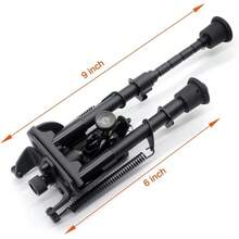 6''-9''Pivot Tilting Swivel Rifle Bipod Foldable Spring Return With S Lock Lever - Multicolor - View 3