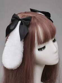 Kẹp tóc tai mèo, phụ kiện đội đầu cho lễ Phục sinh, hóa trang, tiệc tùng, phong cách Lolita, kẹp tóc tai mèo bông xù, phụ kiện tóc, trang trí Halloween. - Nhiều màu - Xem 8