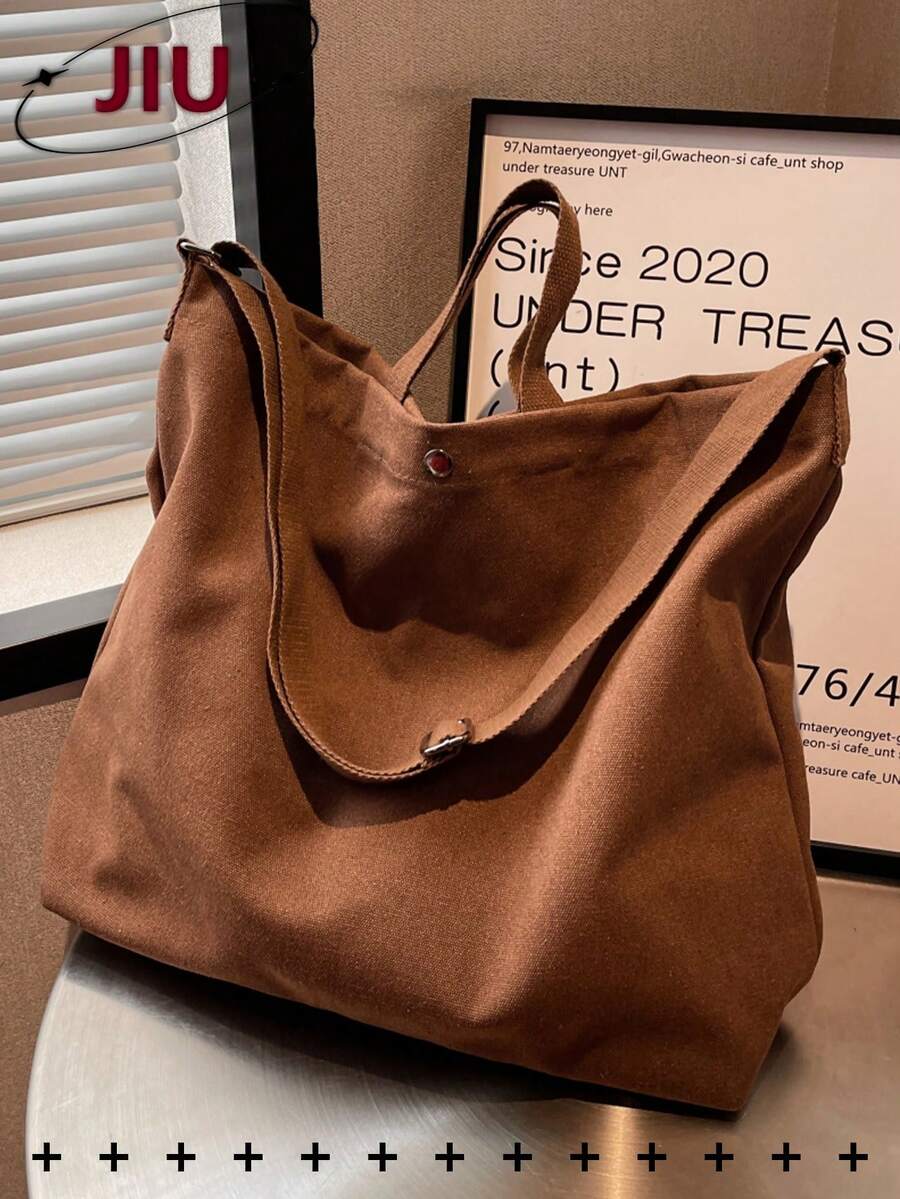 Large Capacity Vintage Women's Tote Bag, Lightweight Multi-Pocket Hobo Bag, Fashion Commuter Shoulder Bag, Portable Shopping Bag, Suitable For Girls, Women, College Students, Young Professionals And White-Collar Workers. Ideal For Office, University, Work, Business, Commuting, Shopping, Dating, Outdoor Activities, Travel, Hiking And More, Also A Perfect Gift For Women.