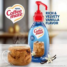 Nestle' Nestle Coffee Mate Coffee Creamer, French Vanilla, Concentrated Liquid Pump Bottle, Non Dairy, No Refrigeration, 50.7 Oz - French Vanilla - View 2
