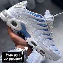 Promotion: TN Plus Vapor Bubble Cushioned Running Shoes, Air Fitness Gym Training, Premium, 24-Hour Shipping, Black And White - 田納西鯊魚 - 查看 2