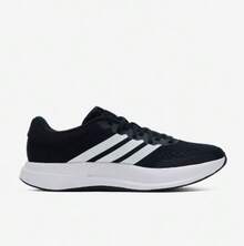 Adidas Giày chạy bộ thường ngày dành cho nam, có đệm và khả năng thoáng khí, thích hợp cho việc tập luyện thể dục. - Đen và trắng - Xem 3
